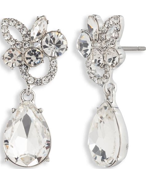 givenchy crystal cluster earrings|givenchy crystal earrings.